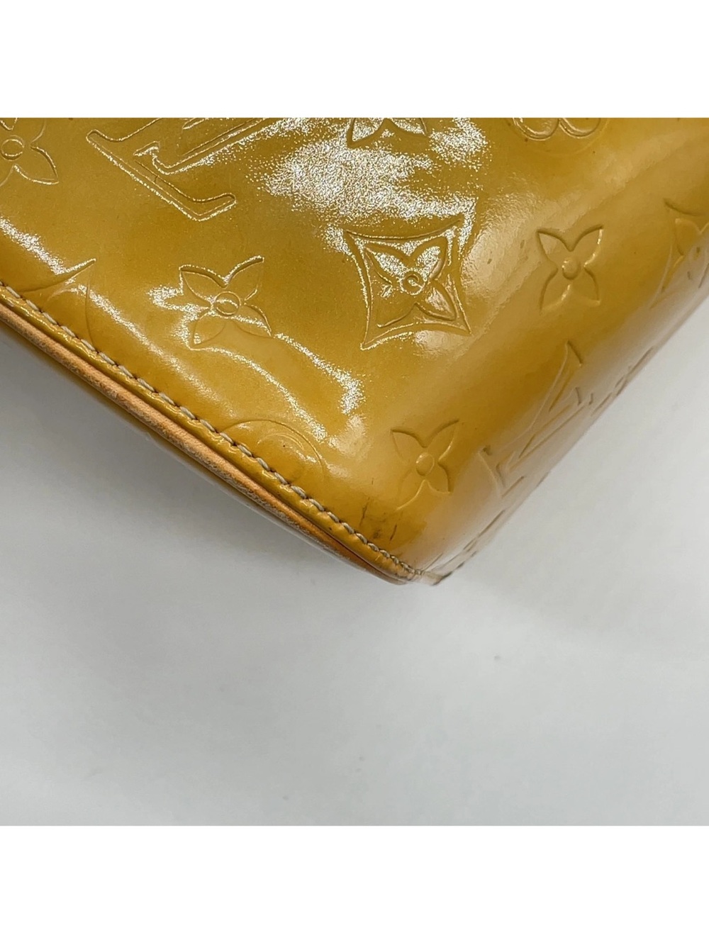Louis Vuitton Yellow Patent Monogram Tote - Picture 9 of 16